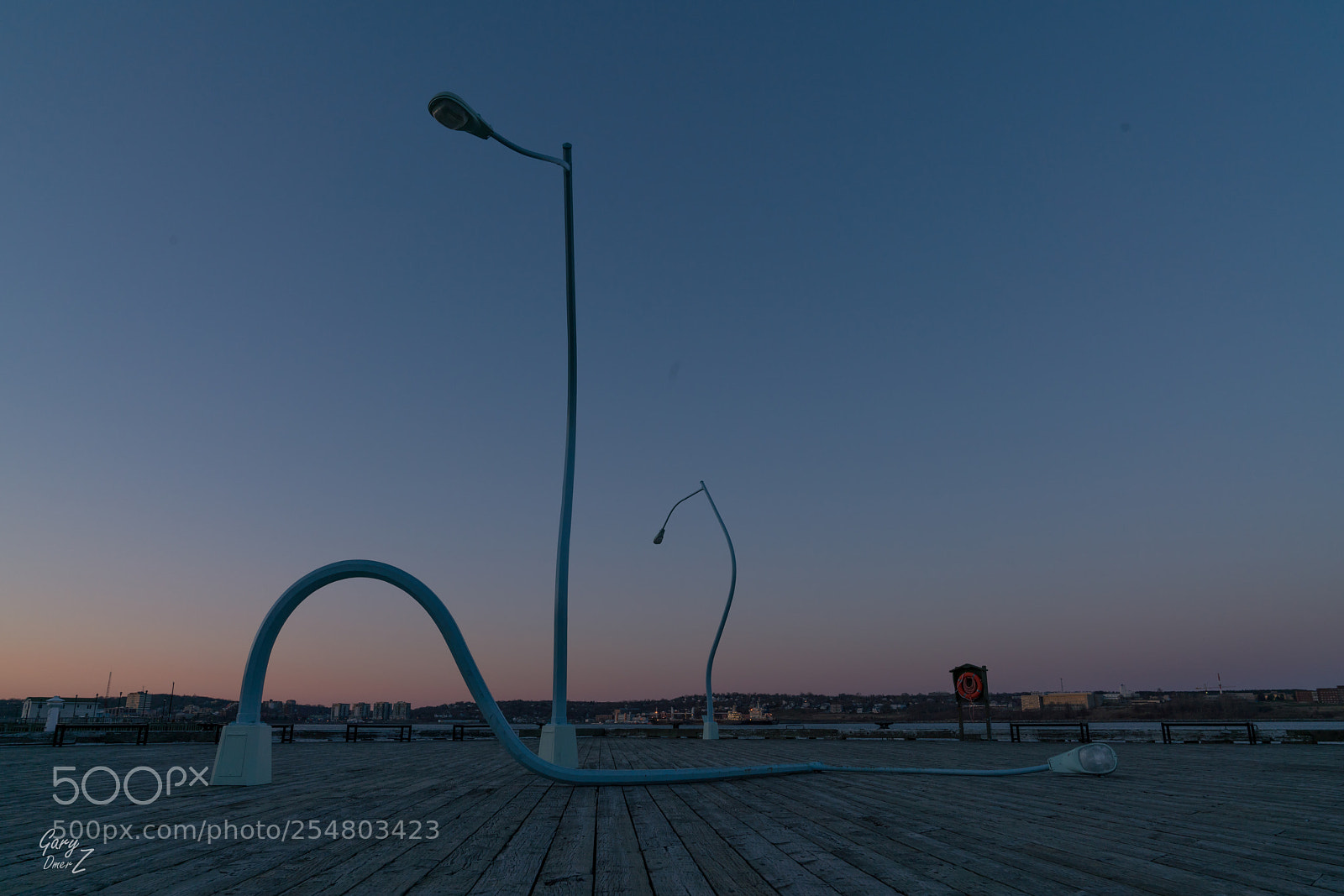 Sony a7R II sample photo. Halifax street lamp photography