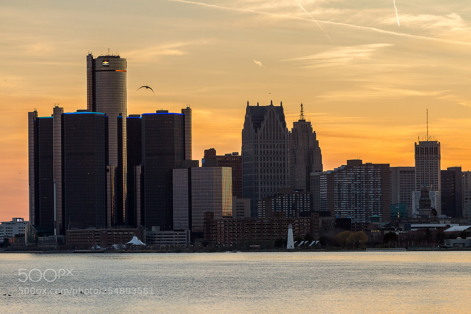 Canon EOS 7D sample photo. Detroit skyline photography