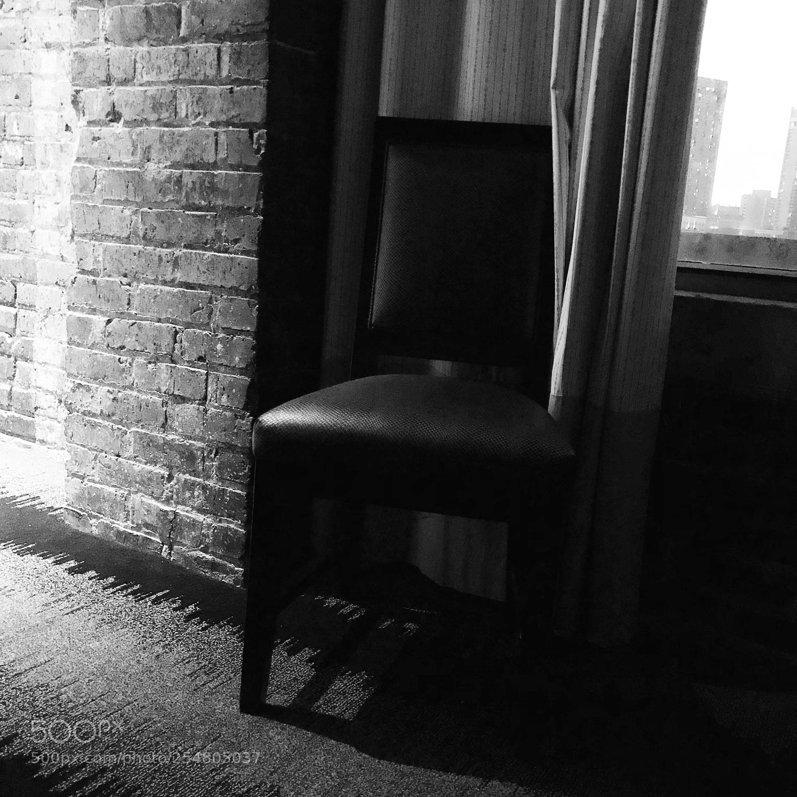 Apple iPhone 7 Plus sample photo. Hotel chair photography
