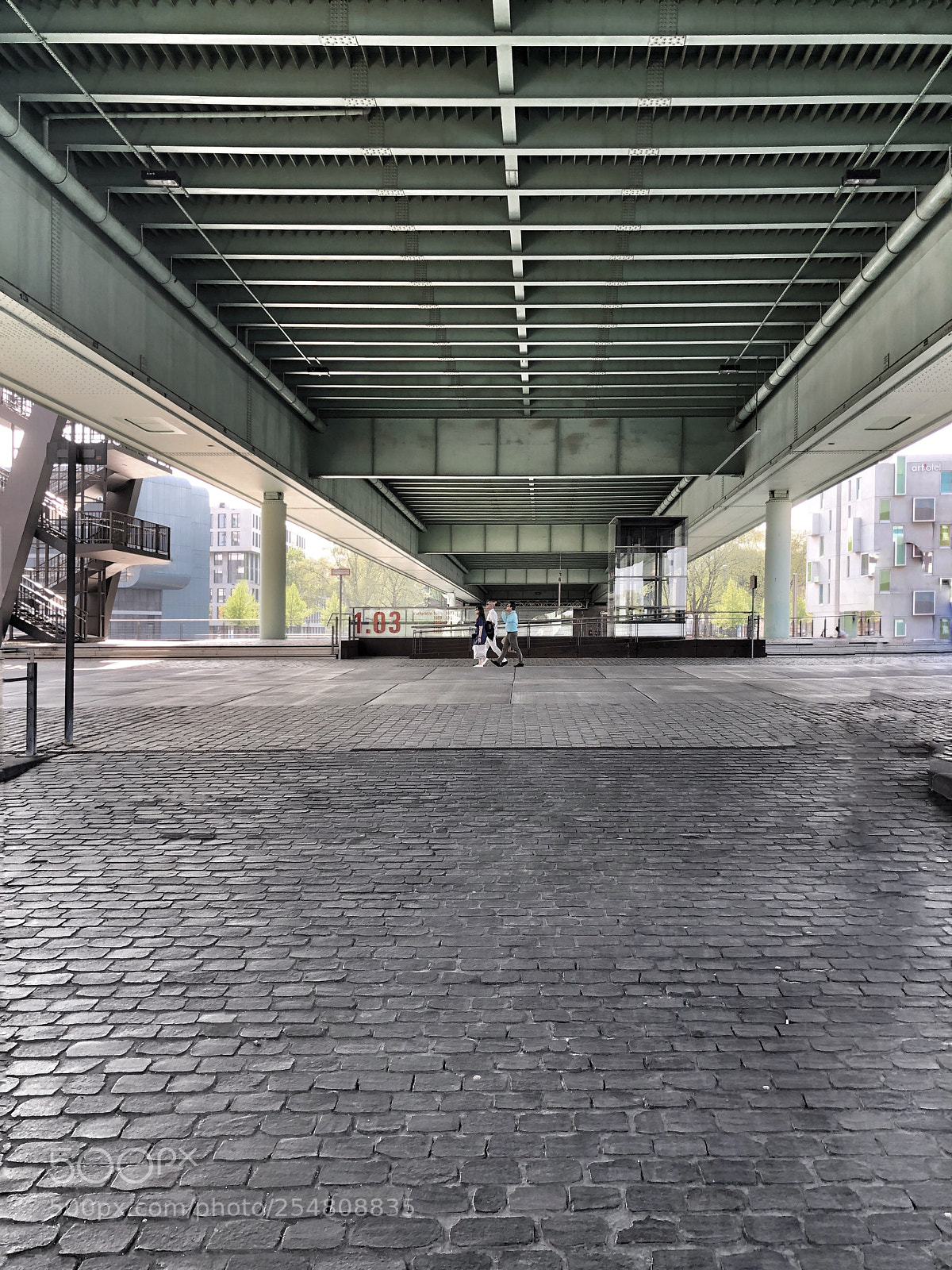 Apple iPhone X sample photo. Under the bridge  photography