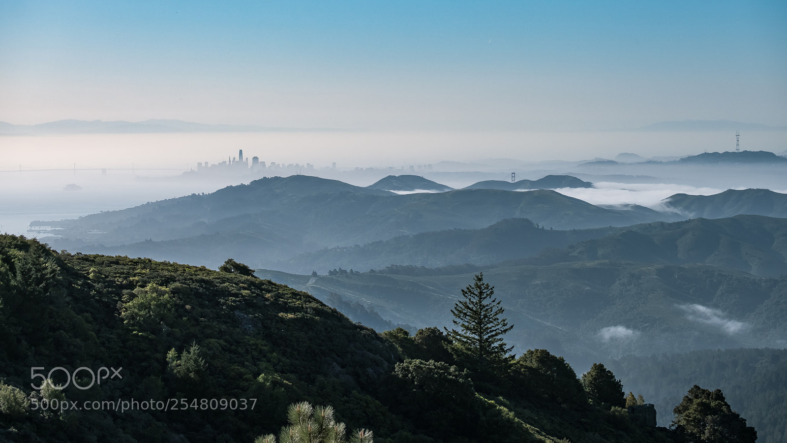 Fujifilm X-T2 sample photo. View fro mt tam photography