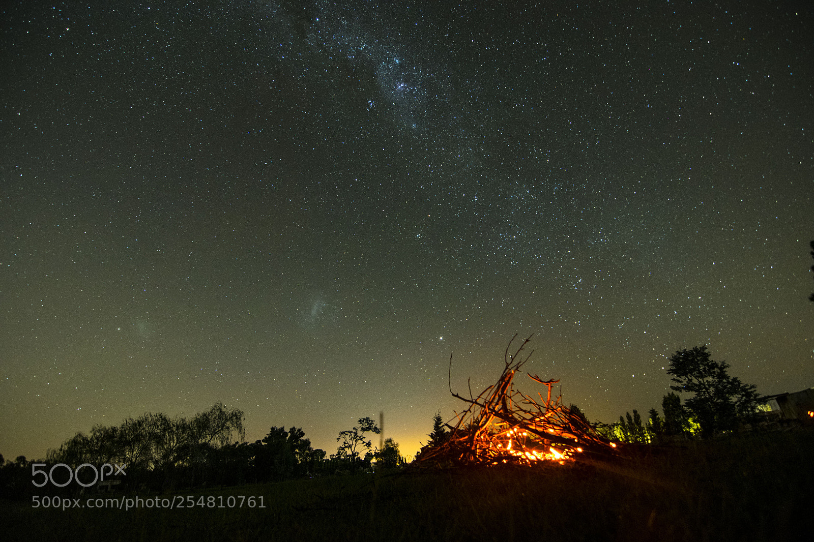 Nikon D5300 sample photo. Fire under the night photography