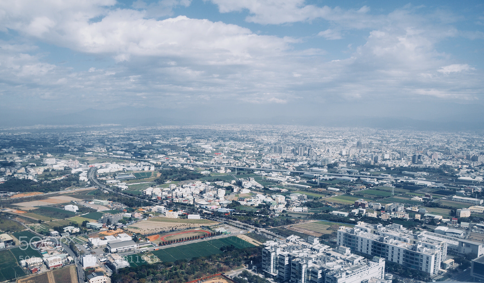 Nikon D90 sample photo. Taichung aerial view photography