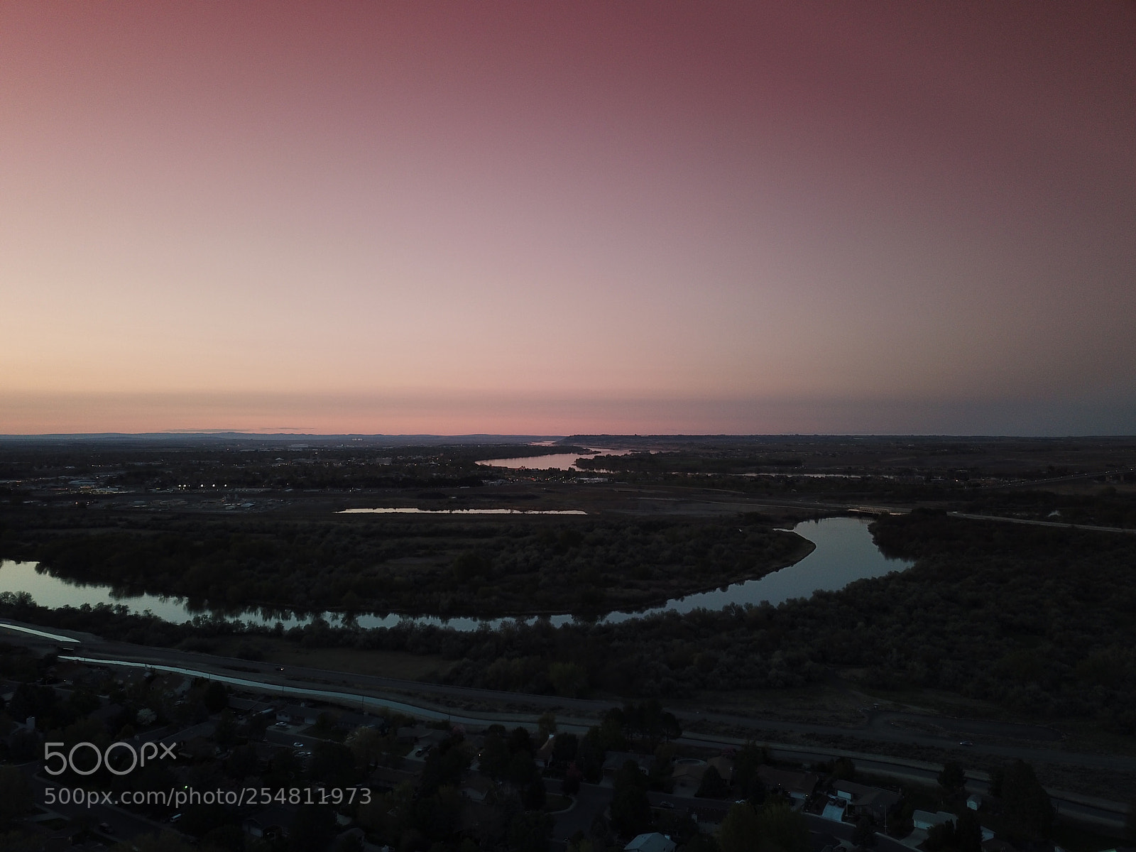 DJI FC220 sample photo. Yakima river photography