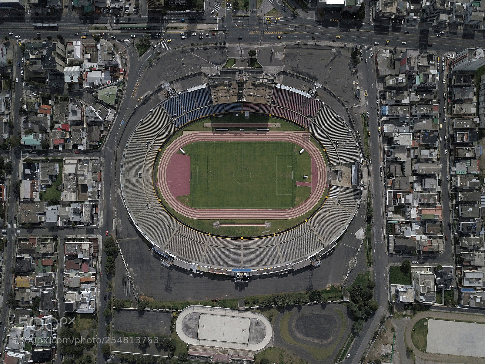 DJI FC220 sample photo. Estadio olímpico atahualpa photography