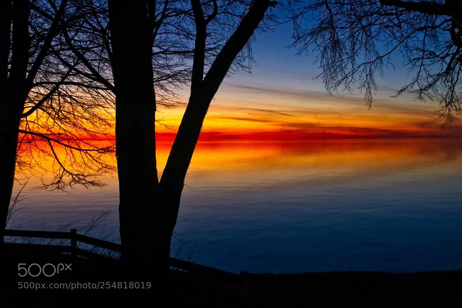 Sony a6000 sample photo. Blue hour on lake photography