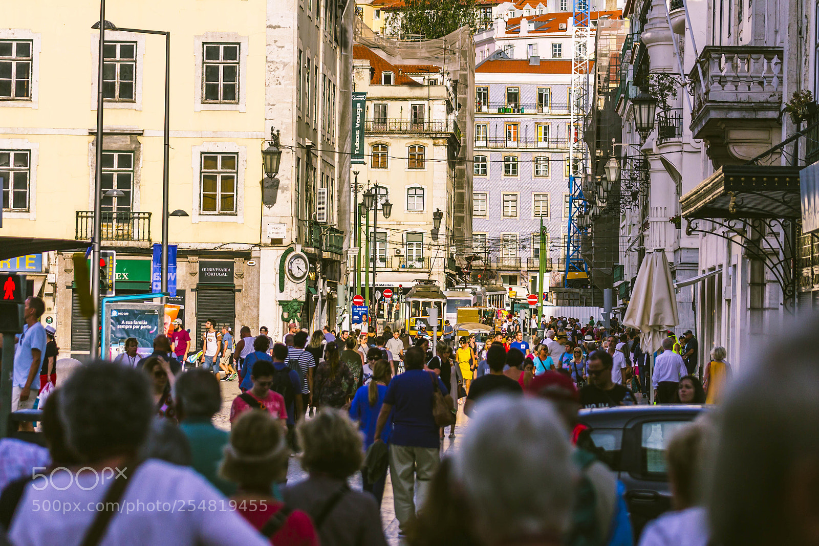 Canon EOS 60D sample photo. Busy street in lisbon photography