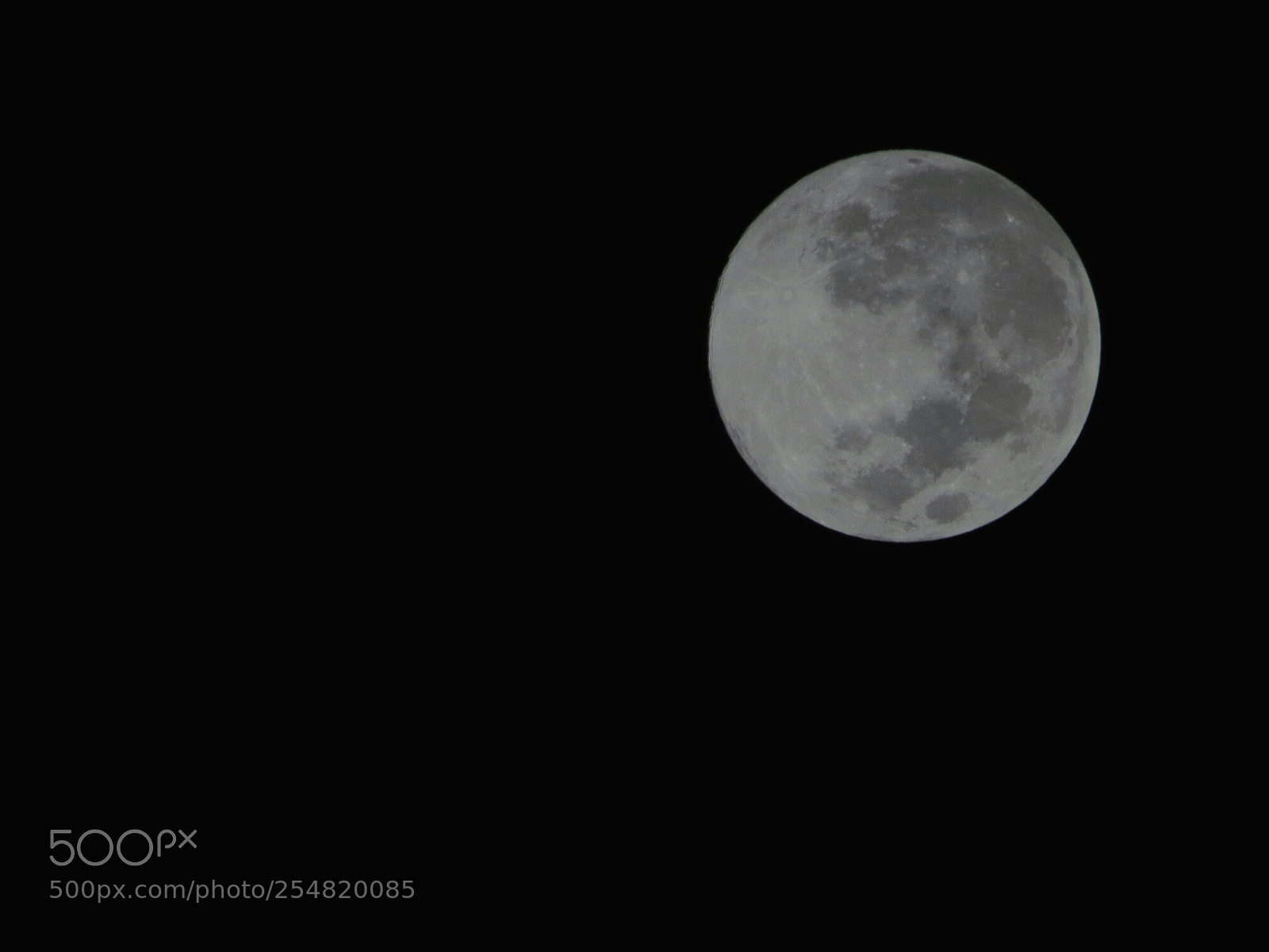 Canon PowerShot SX50 HS sample photo. Full moon photography
