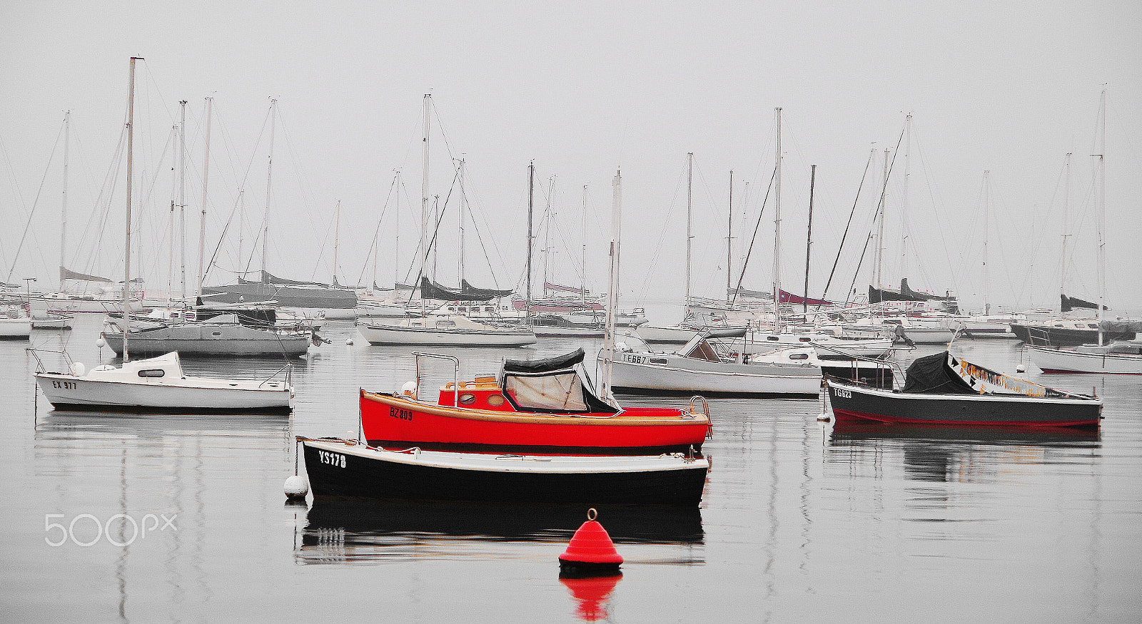 Pentax K-30 sample photo. Little orange boat photography