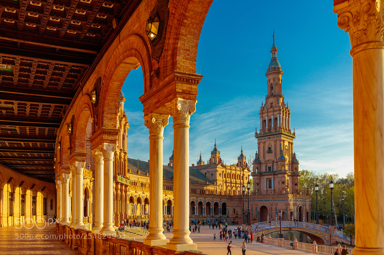 Canon EOS 5DS R sample photo. Plaza espan a sunset photography