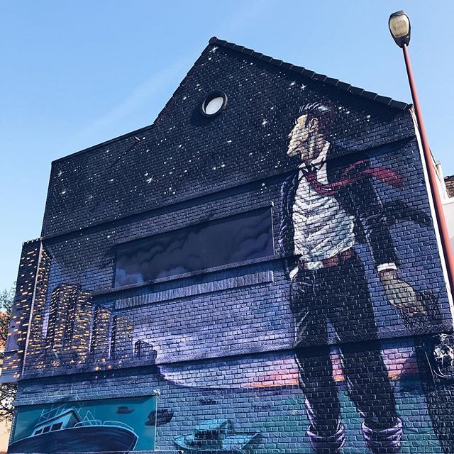 #streetart #oostende #thechrystalship #art #wall #colours #ostende #visitoostende #vsco #vscocam...
