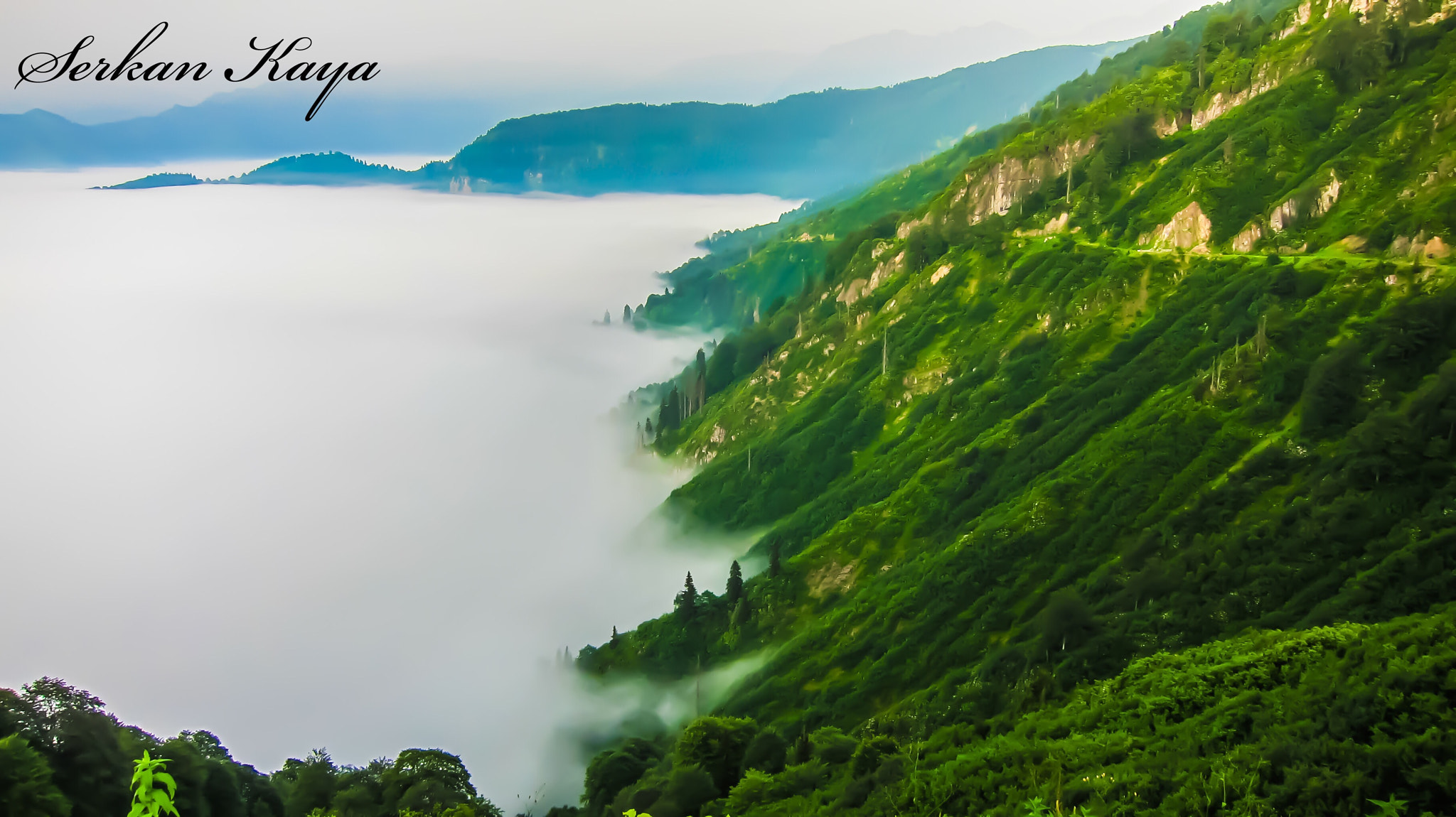Canon PowerShot S95 sample photo. Cloudy mountains photography