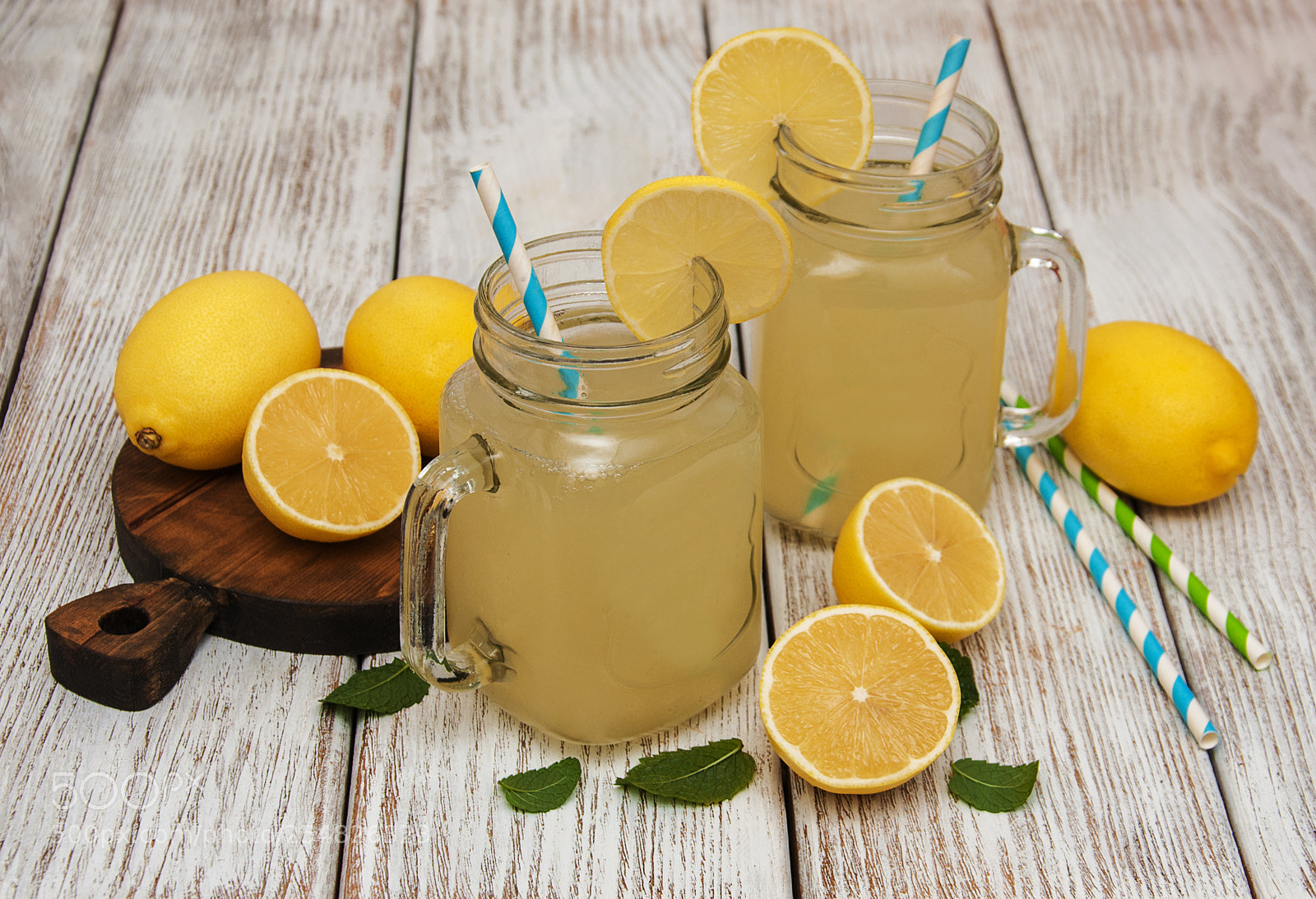 Nikon D90 sample photo. Jars of lemon juice photography