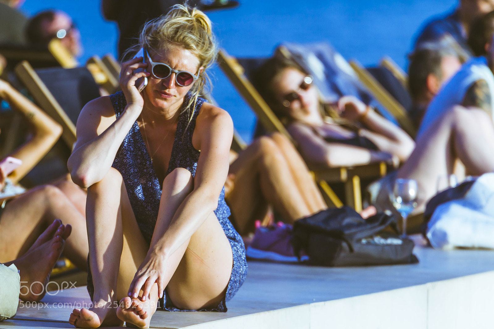 Canon EOS 60D sample photo. Lisbon beach blonde photography