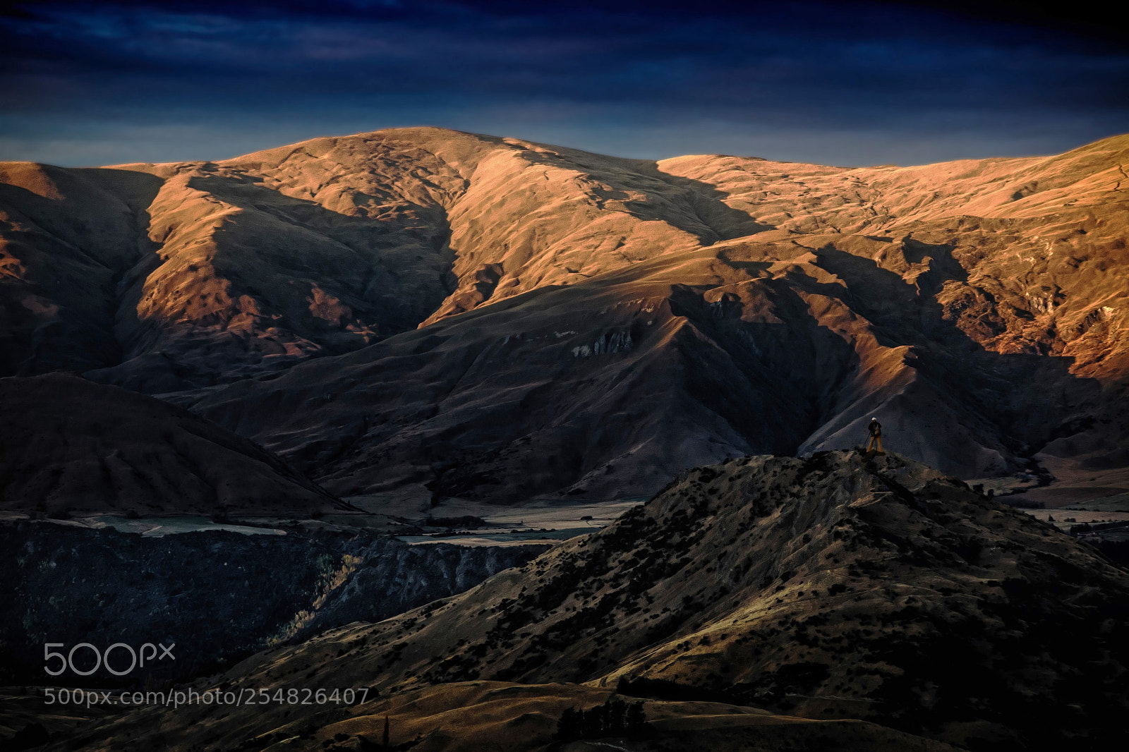 Canon EOS 5D Mark II sample photo. Mountains with sunset light photography