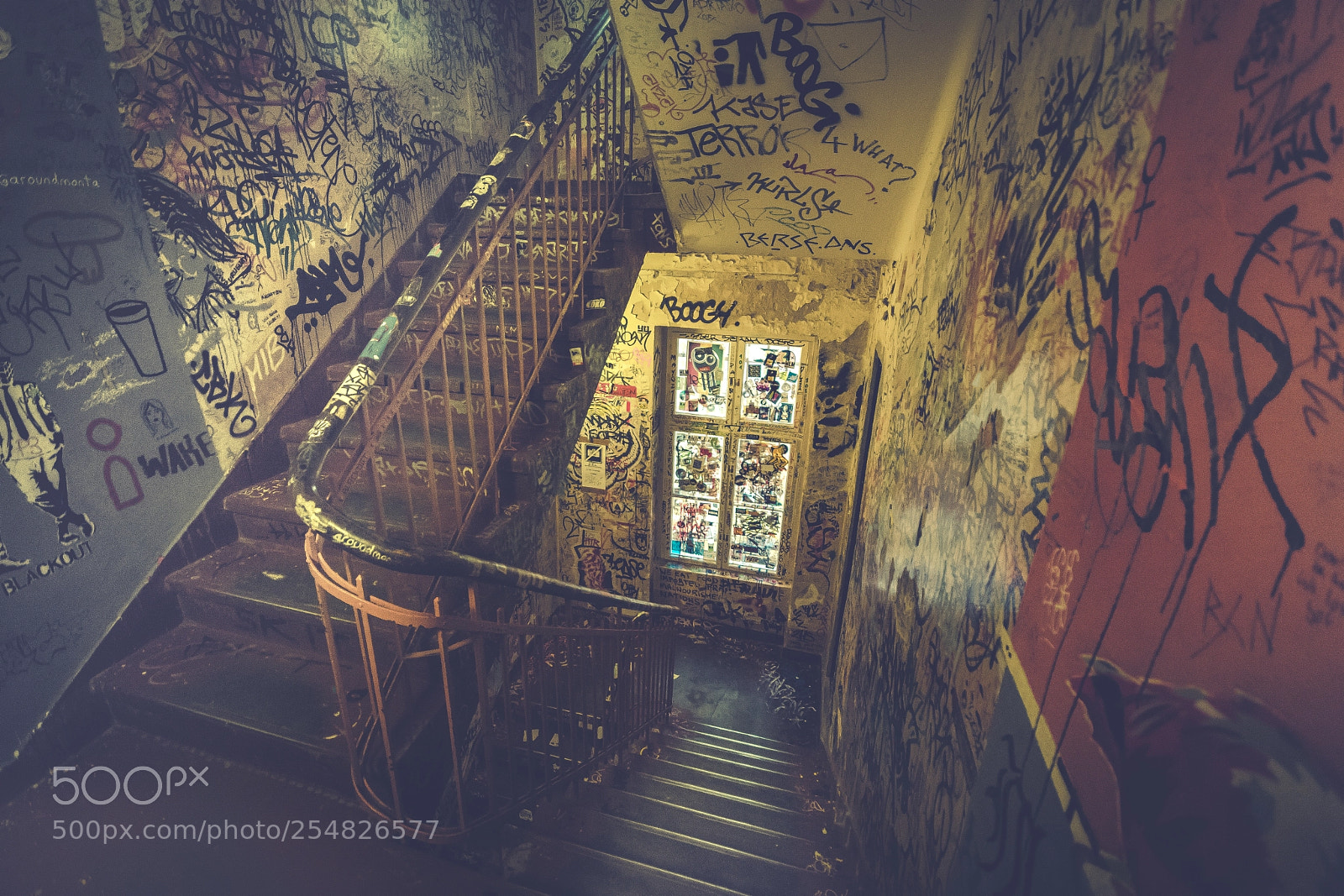 Sony SLT-A77 sample photo. The painted staircase photography