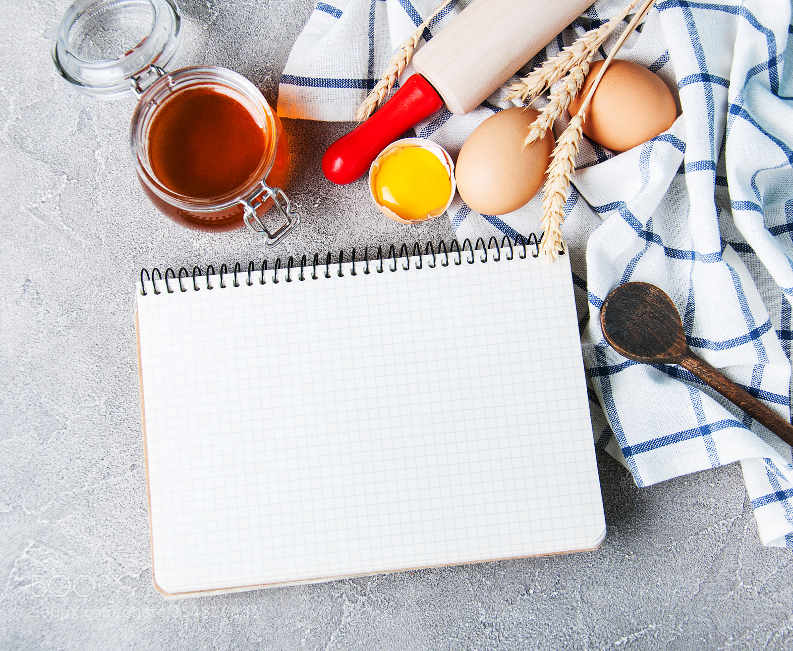 Nikon D90 sample photo. Recipe concept - notebook photography