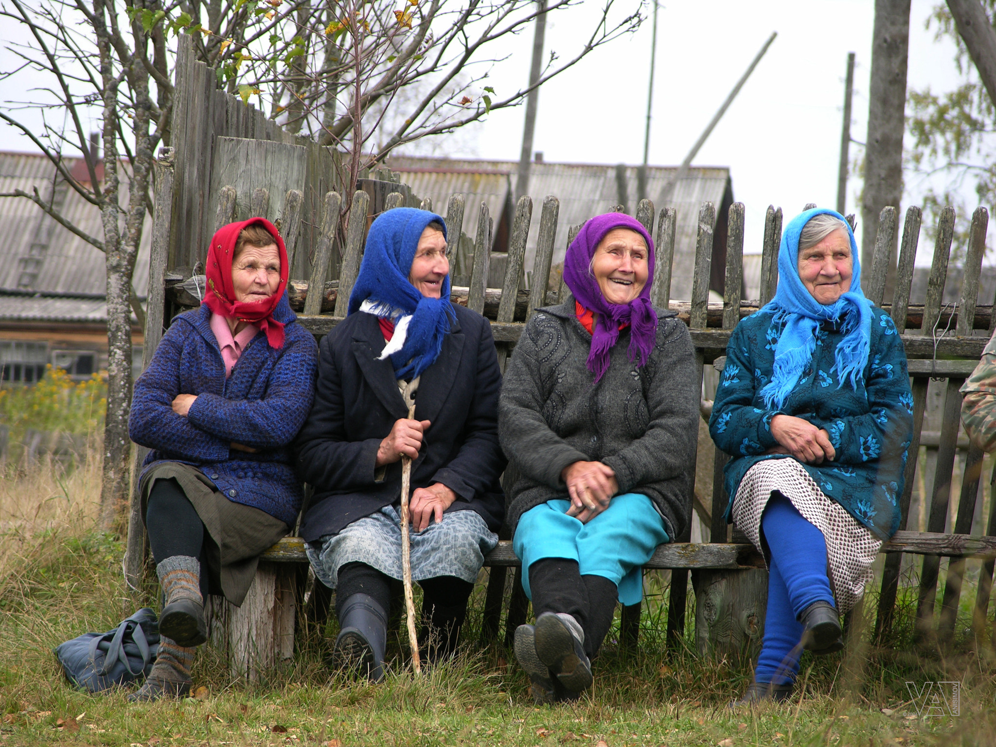 Nikon E8700 sample photo. Russian grandmothers photography