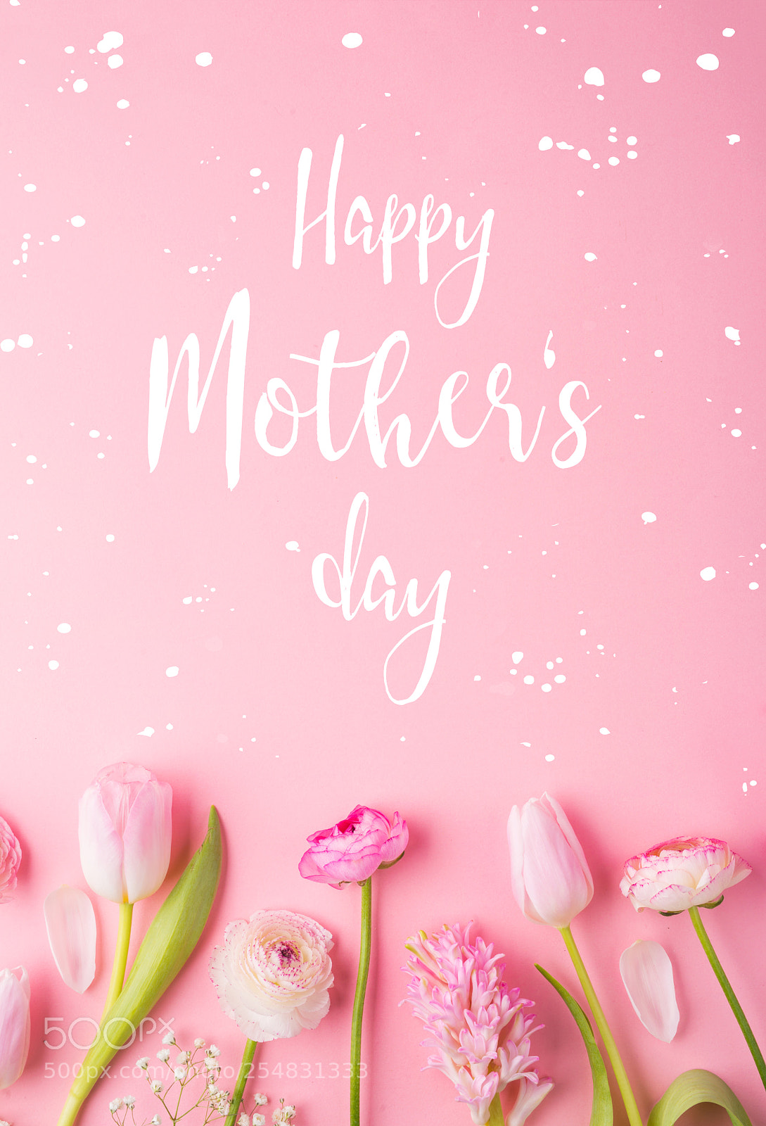 Nikon D800 sample photo. Mothers day composition.text and photography