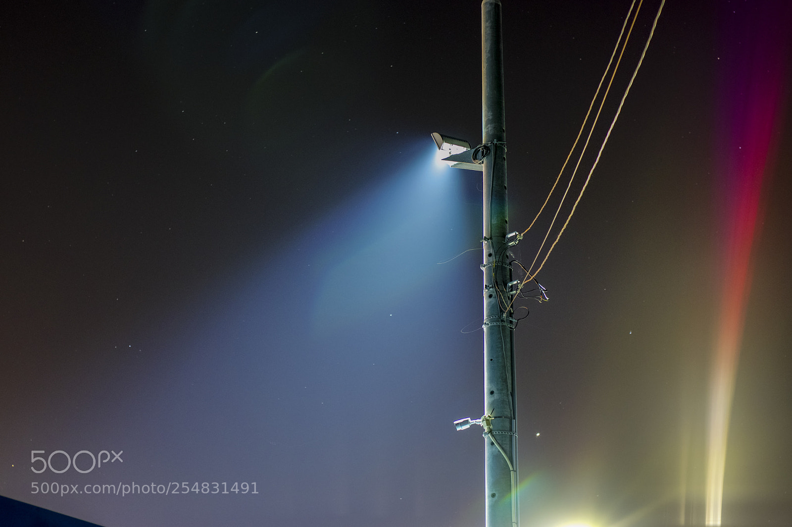 Pentax K-3 II sample photo. Led street light photography
