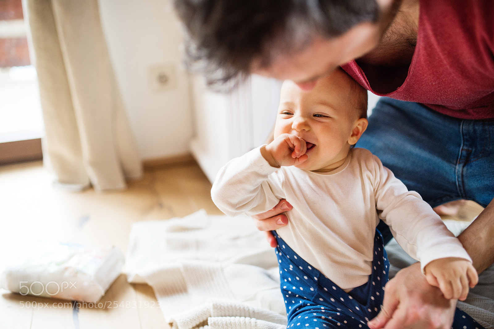 Nikon D4S sample photo. Father with a baby photography