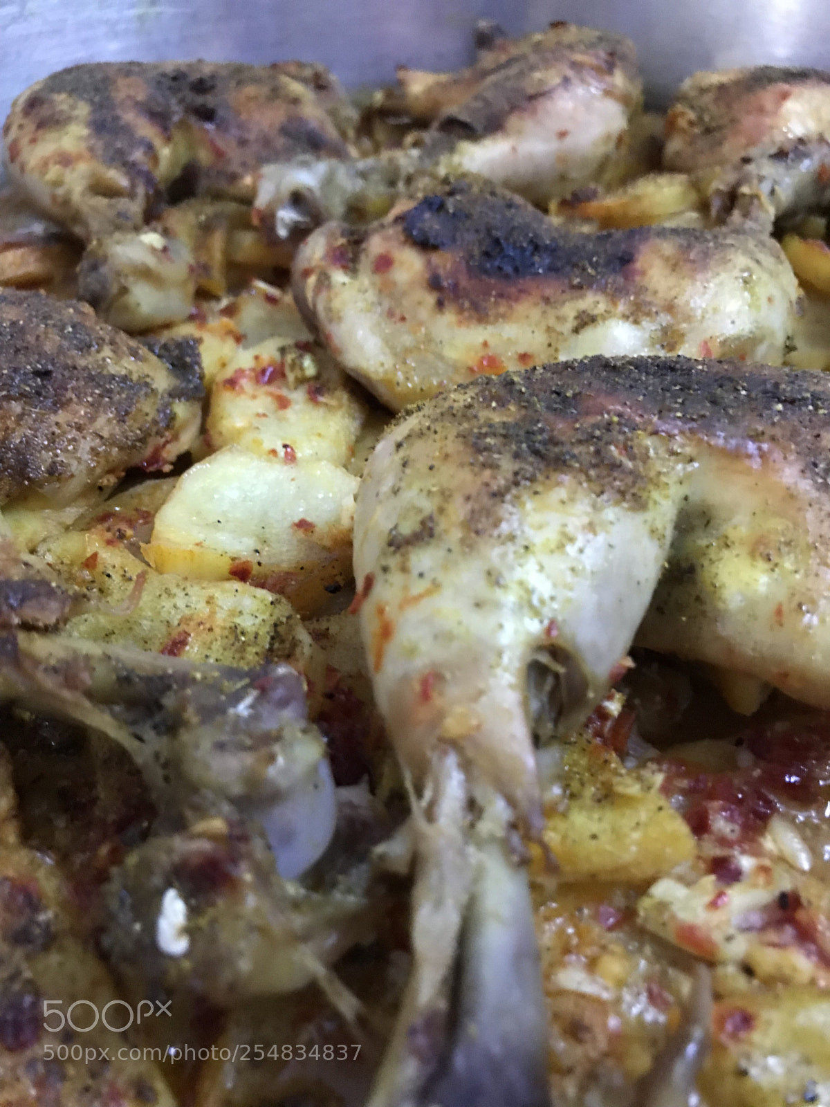 Apple iPhone 7 sample photo. Chicken thigh photography