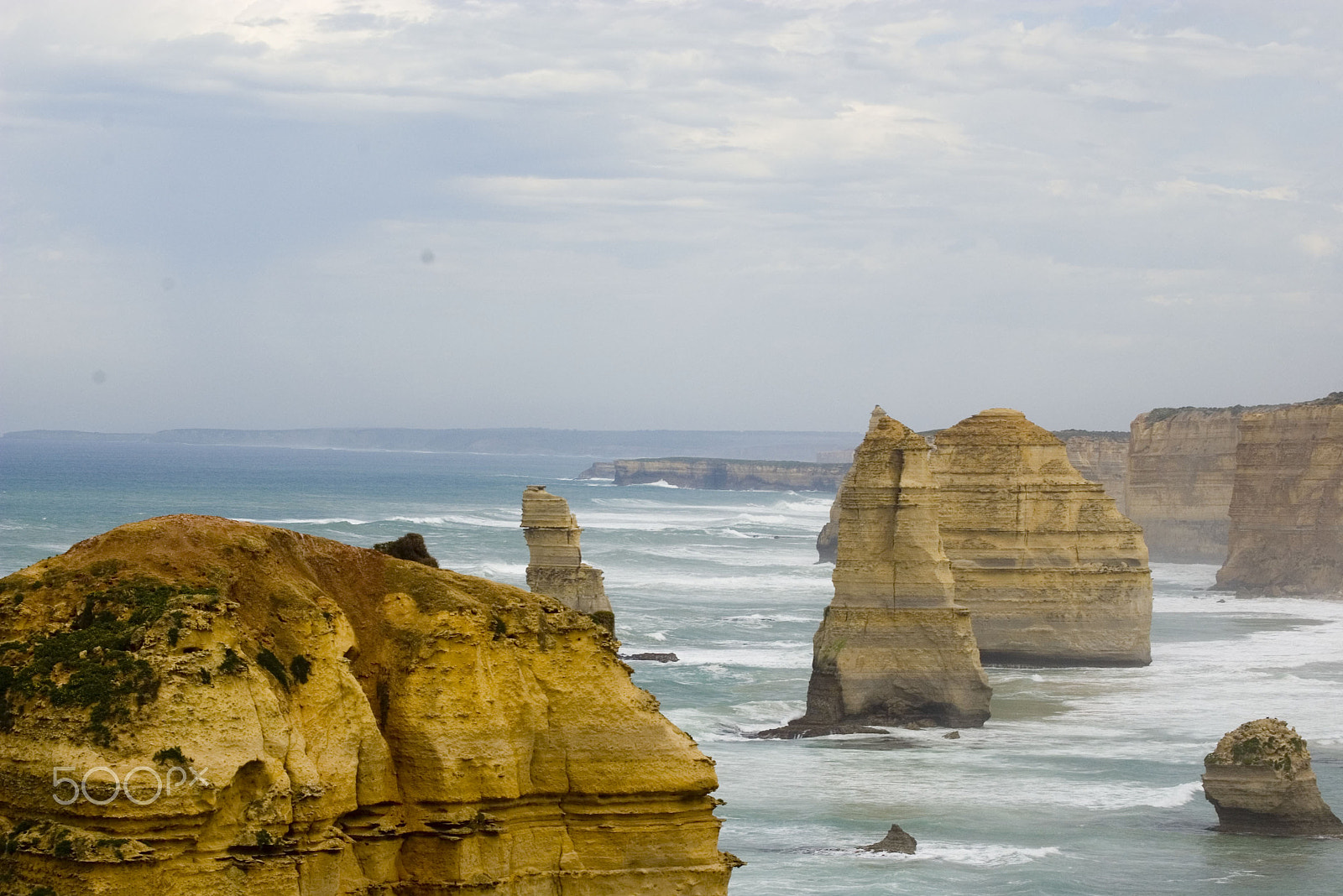 Pentax K100D sample photo. The 12 apostles rock formations photography