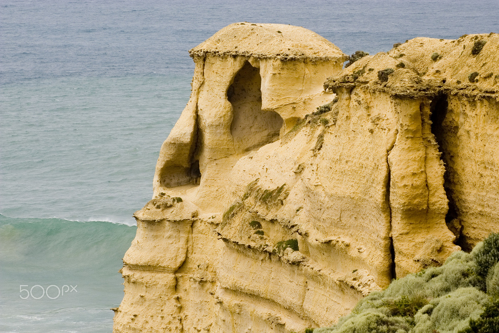 Pentax K100D sample photo. The 12 apostles rock formations high photography
