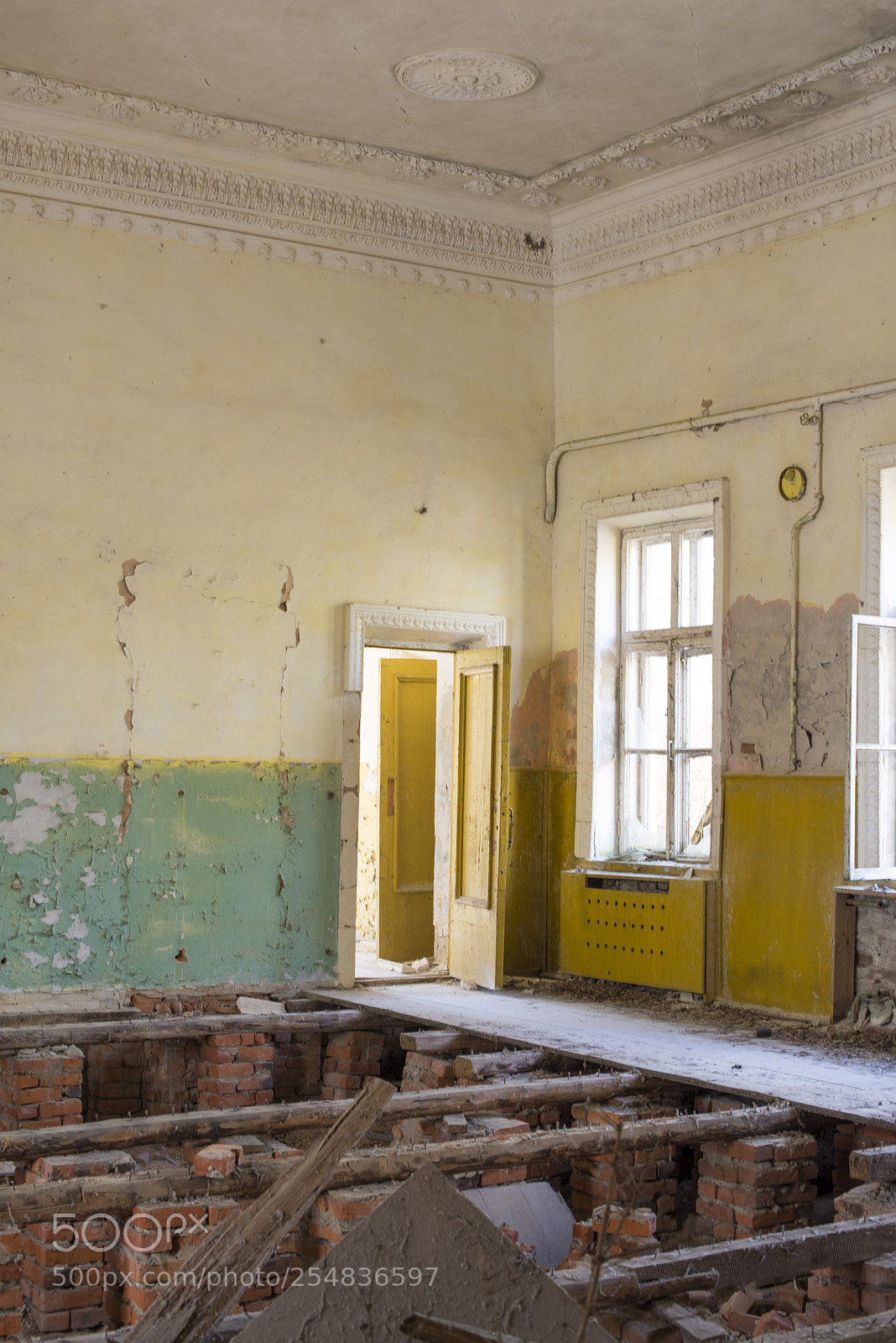 Nikon D810 sample photo. Interior, abandoned building, chernobyl photography