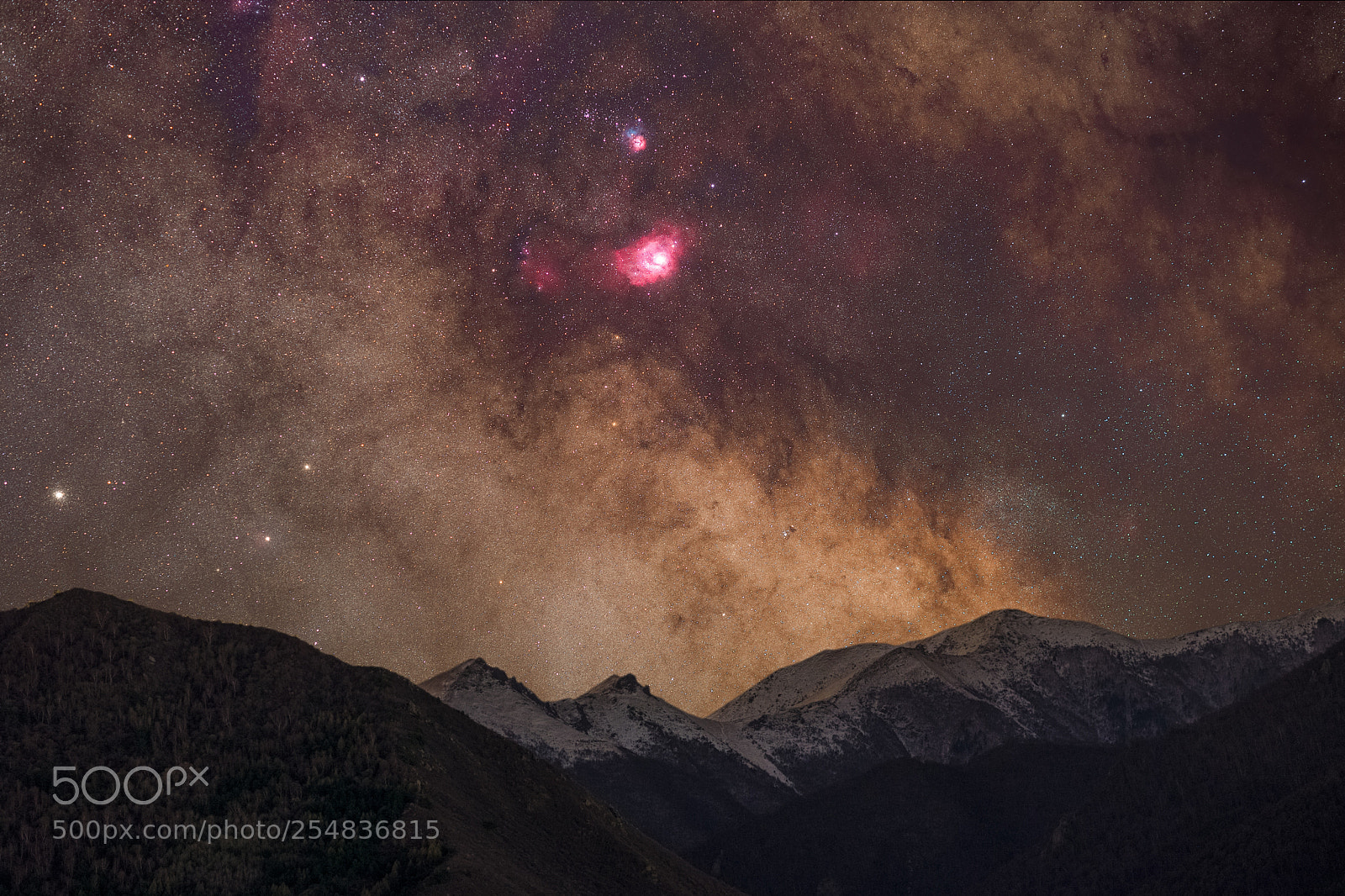 Nikon D610 sample photo. Lagoon nebula rising photography