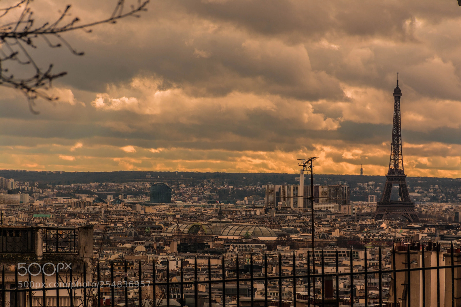 Nikon D7100 sample photo. Tramonto su parigi photography