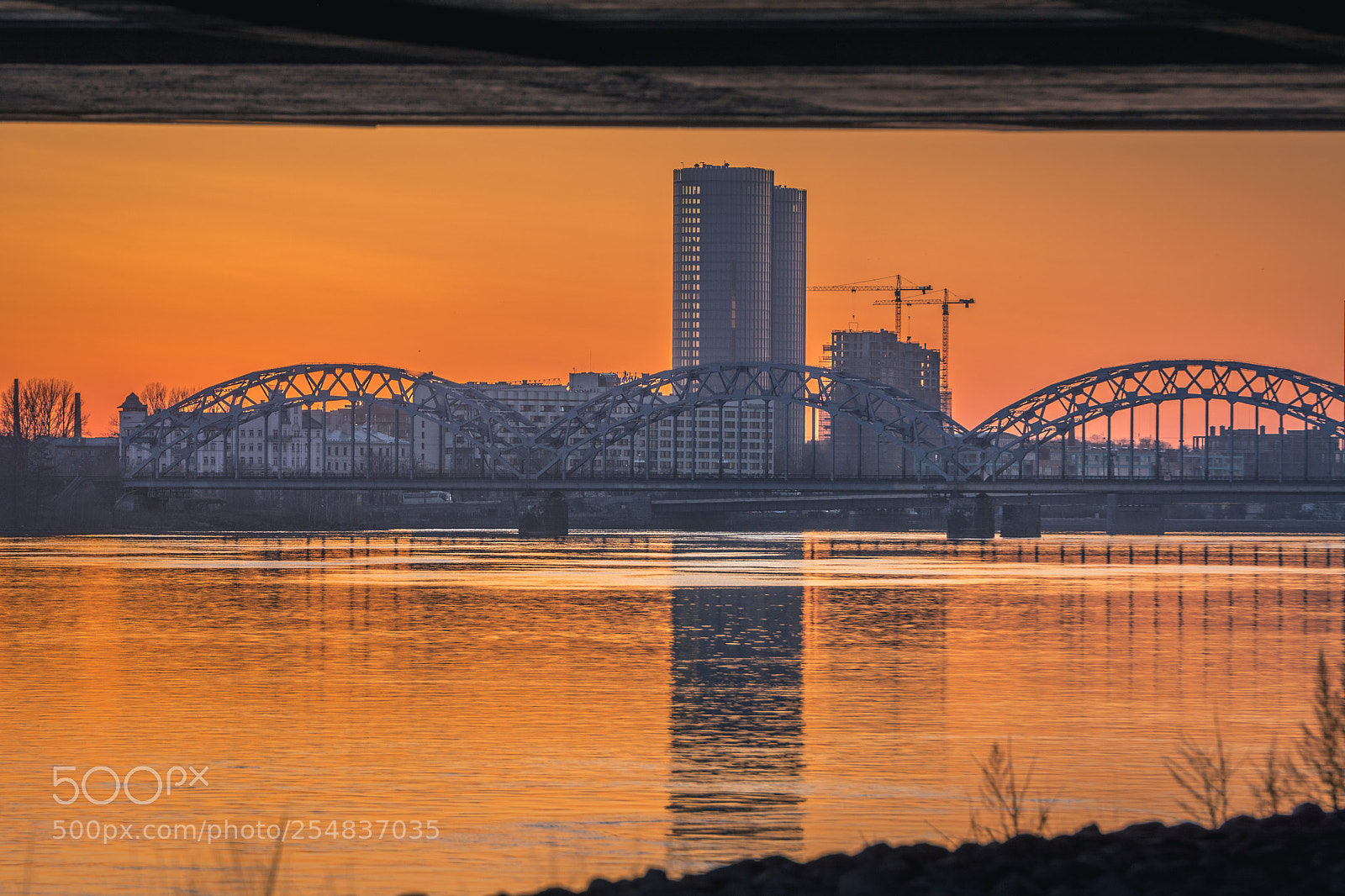 Nikon D5200 sample photo. Riga in sunset photography