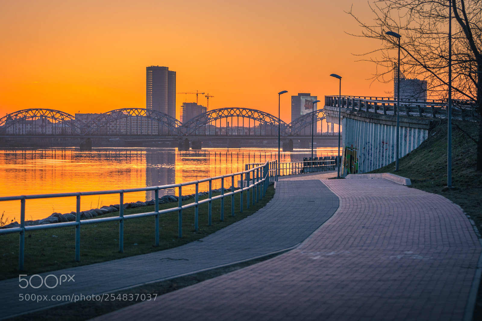 Nikon D5200 sample photo. Riga in sunset photography