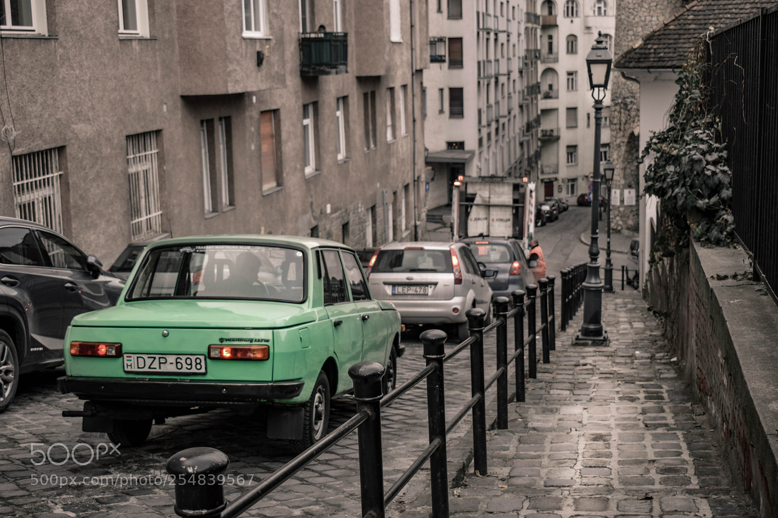 Nikon D3300 sample photo. Vintage car on cobbled photography