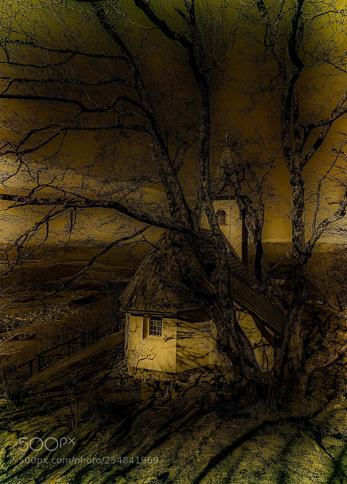 Sony ILCA-77M2 sample photo. Behind the chapel photography