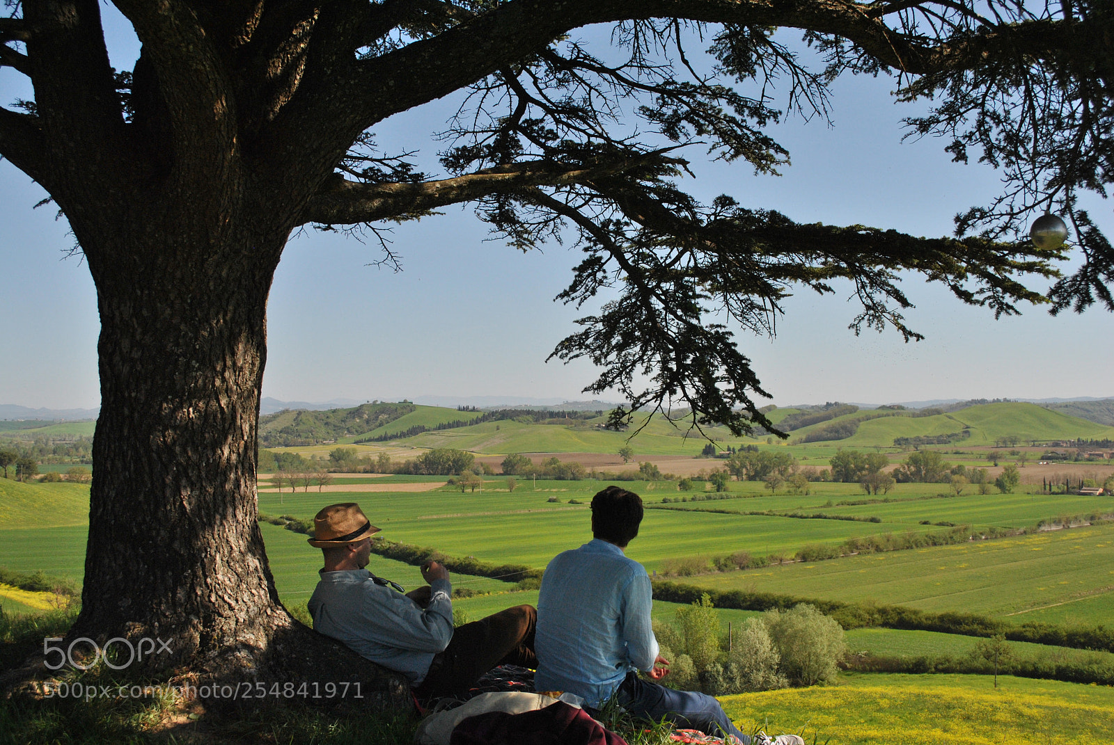 Nikon D3000 sample photo. Vista sul senese photography