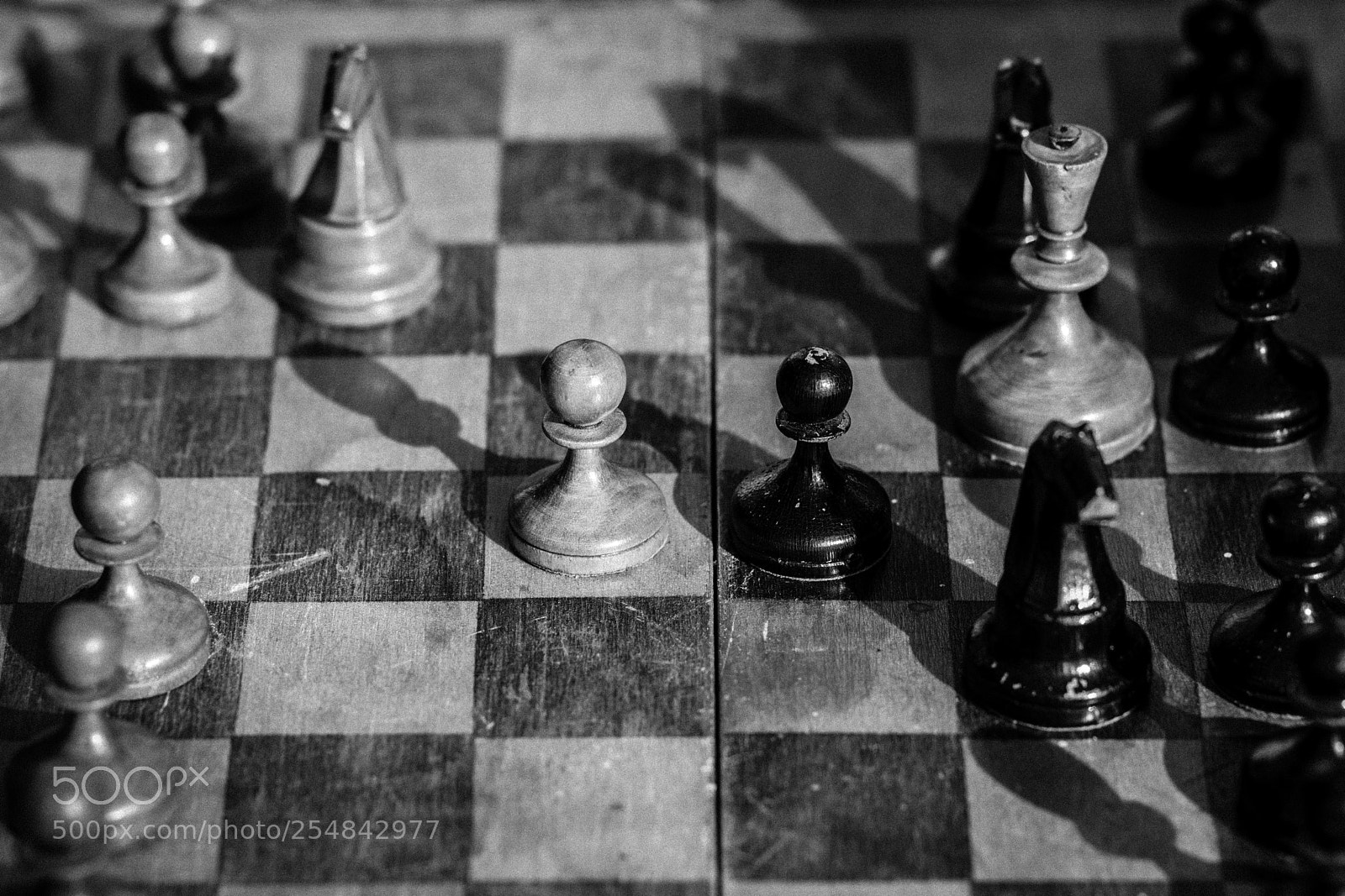 Canon EOS 80D sample photo. An old chessboard photography