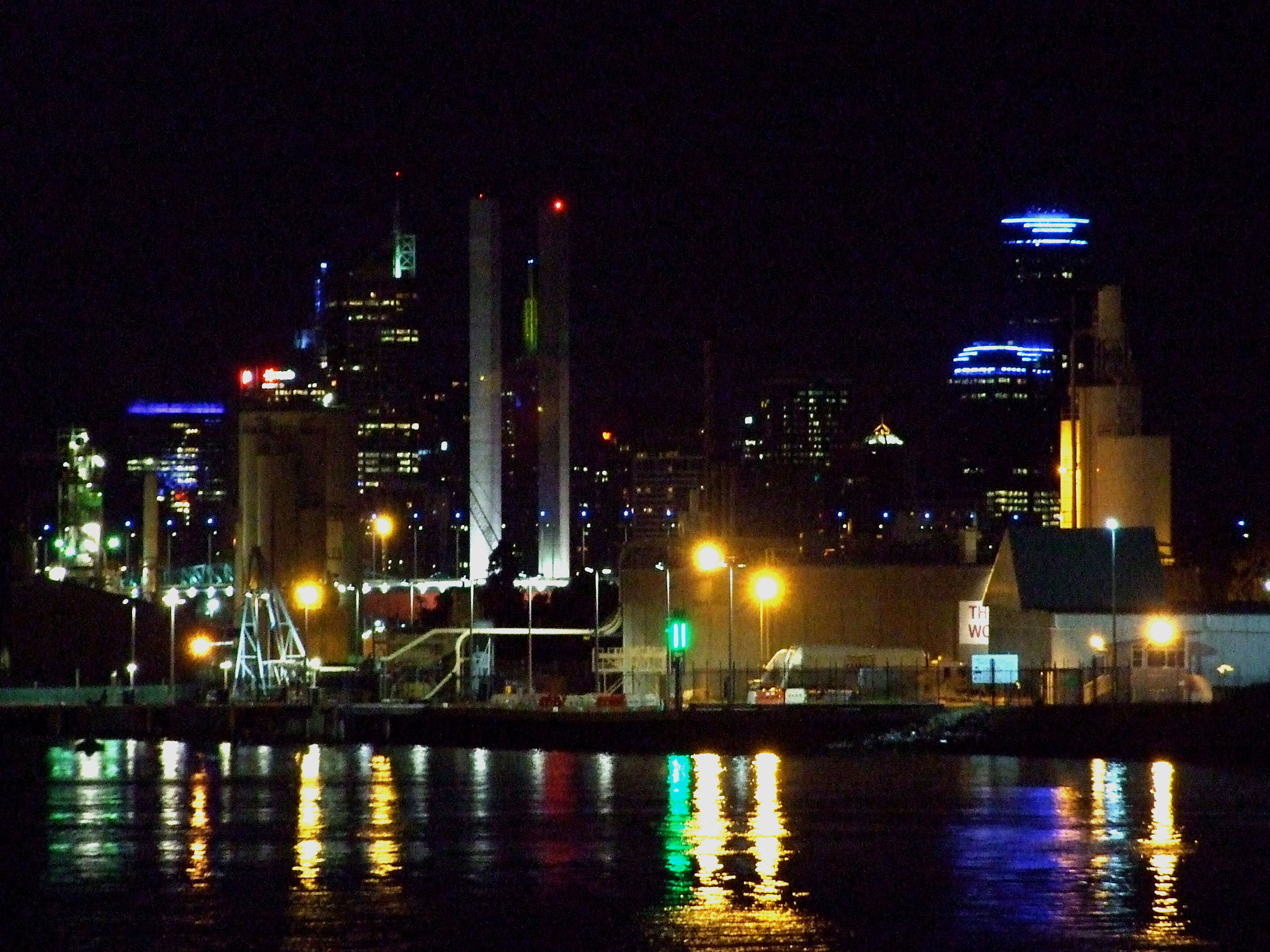 Fujifilm FinePix S6500fd sample photo. Melbourne city at night photography