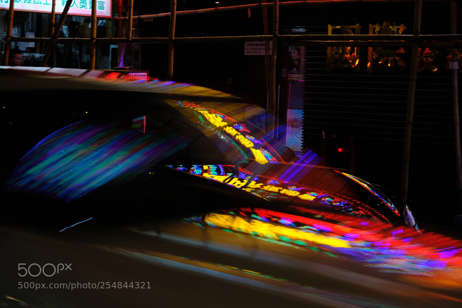 Fujifilm X-T20 sample photo. Reflections on neon iii photography