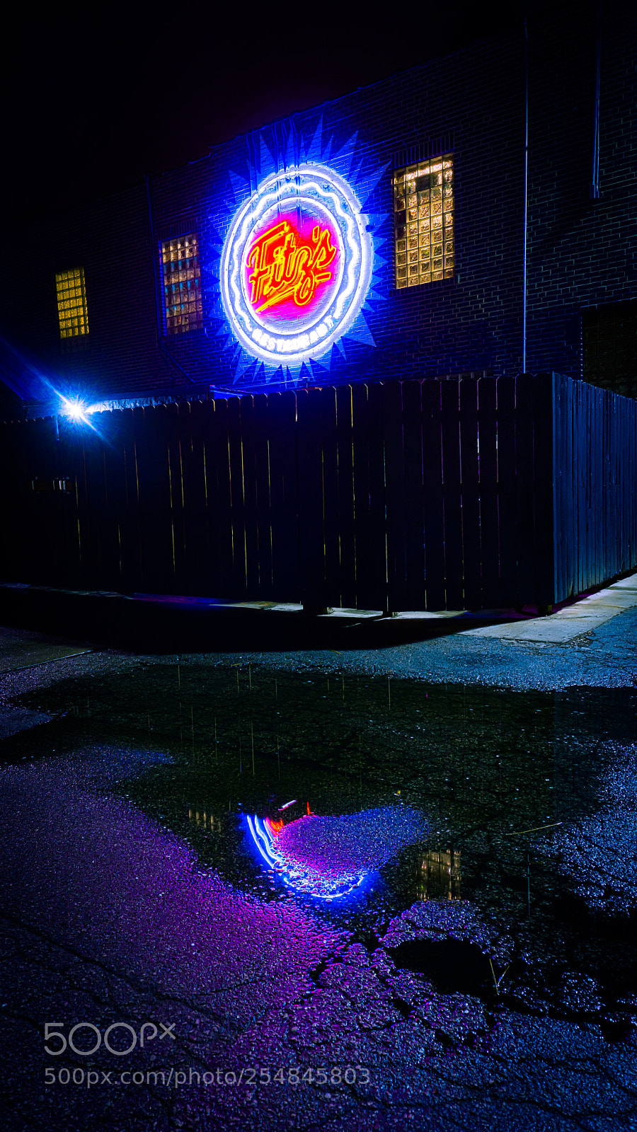 Sony a6000 sample photo. Sign in the puddle photography