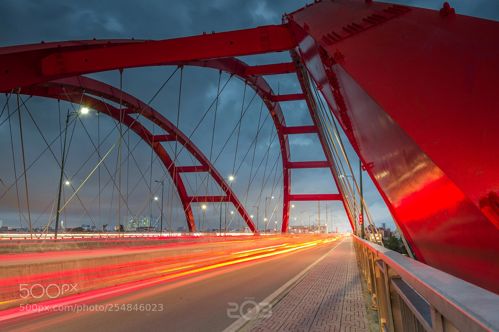 Canon EOS 7D sample photo. Sunset binhloi bridge photography