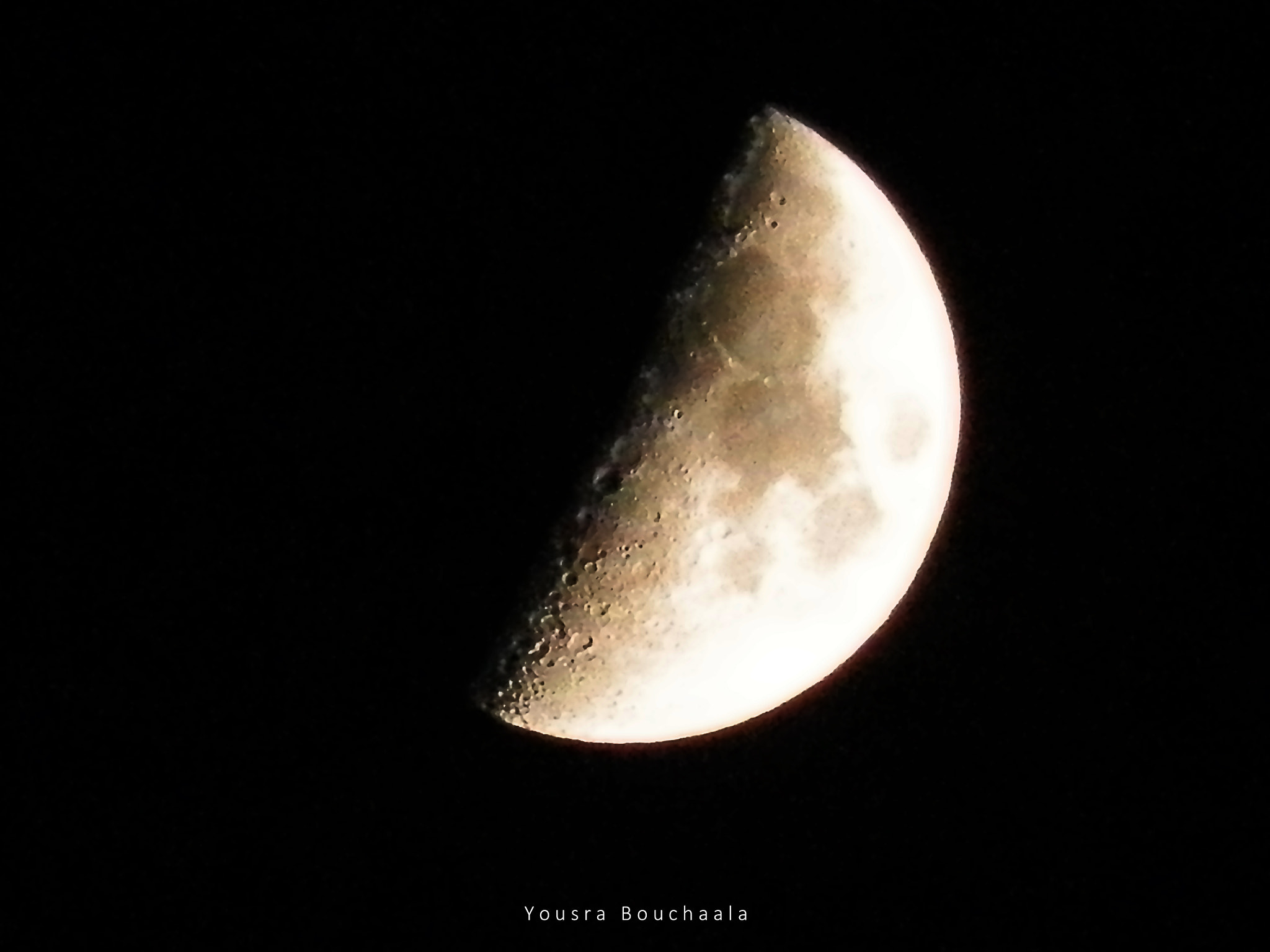 Olympus SZ-10 sample photo. Half moon photography