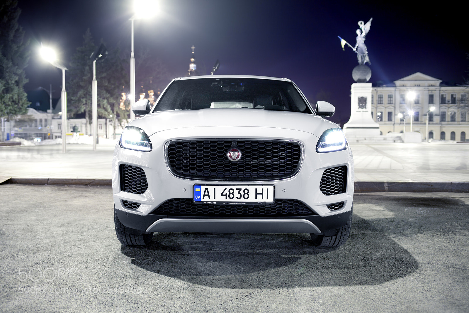 Canon EOS 5D Mark II sample photo. Jaguar e-pace photography