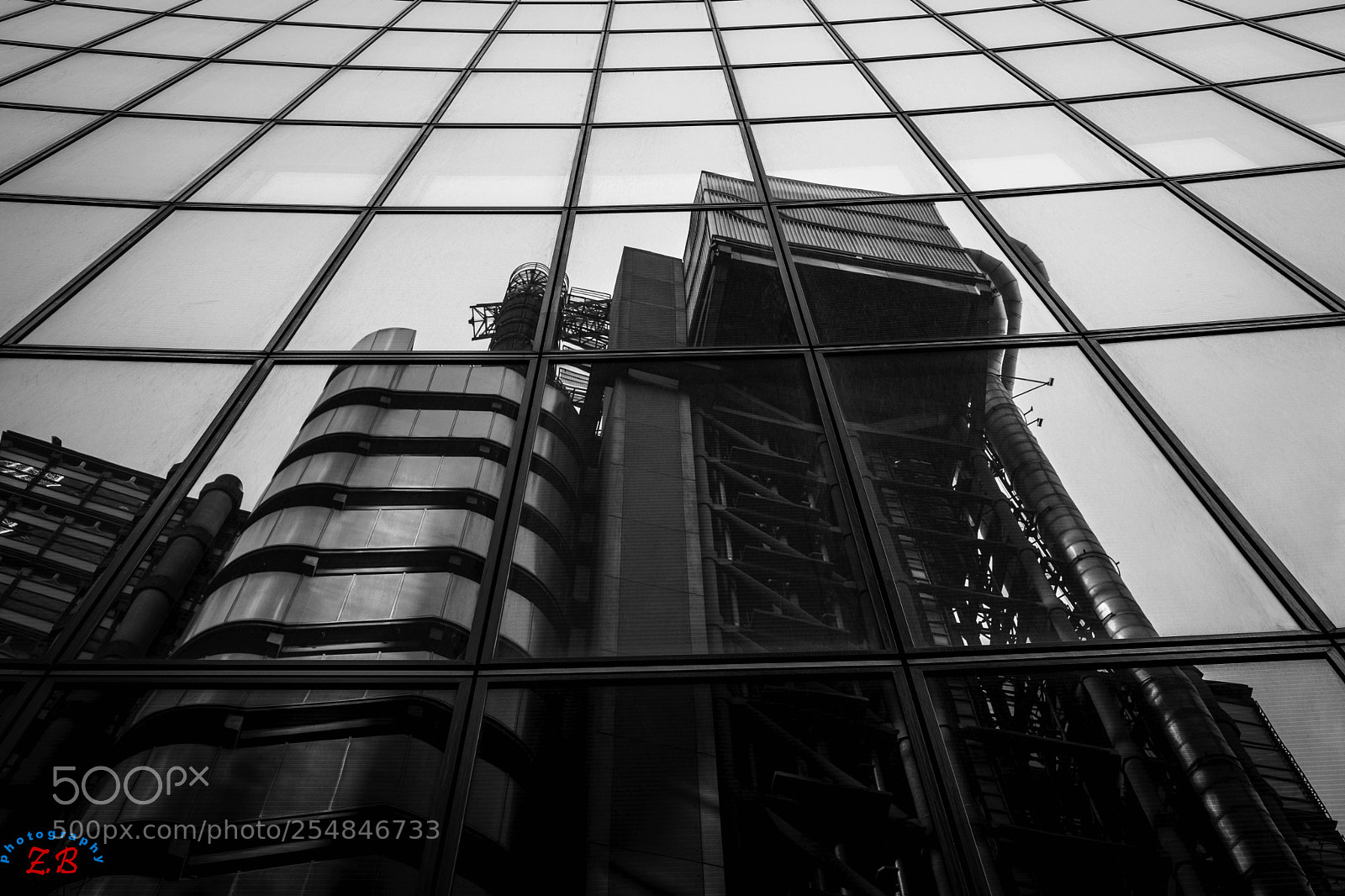 Sony a7 sample photo. Building reflection photography