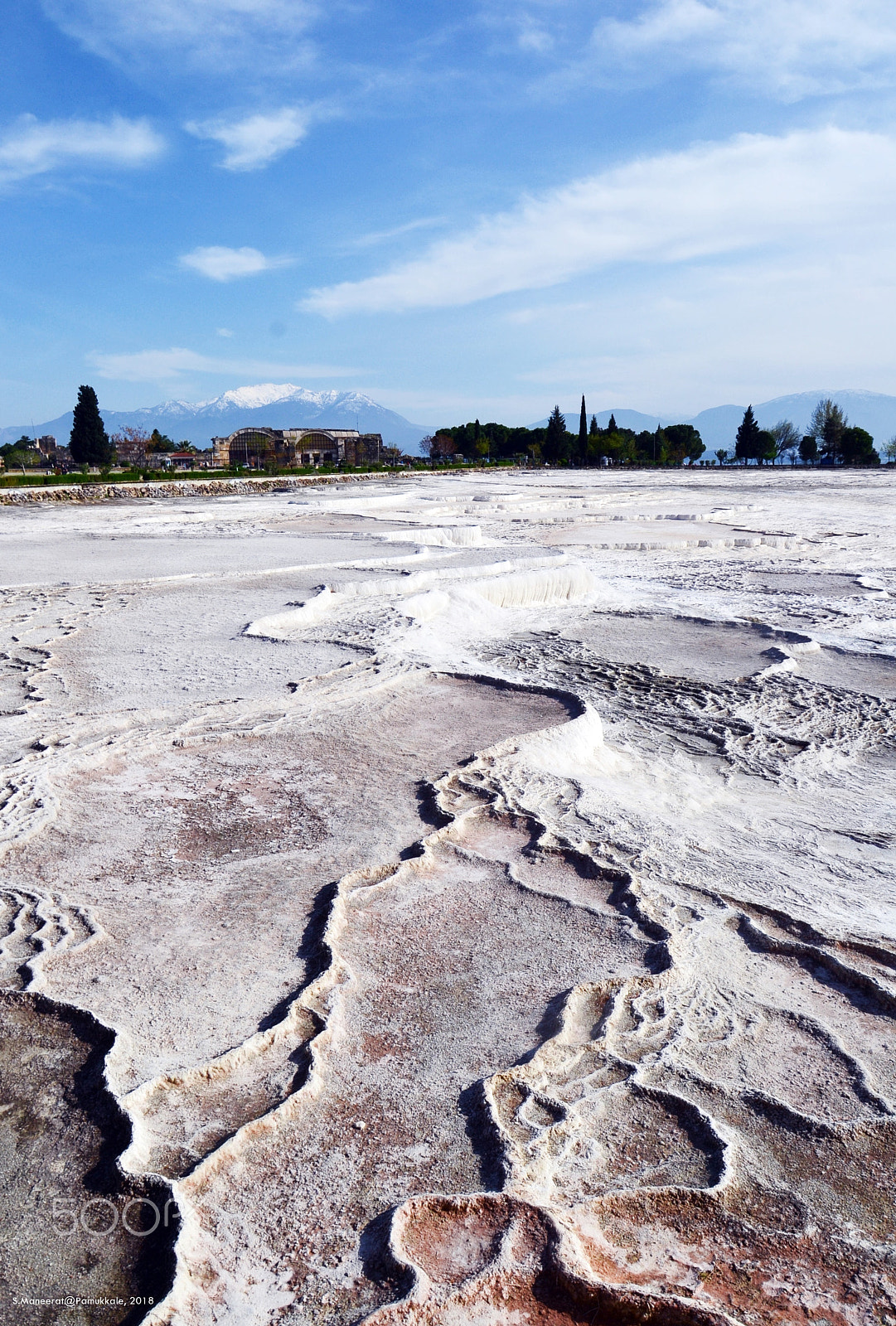 Nikon D3100 sample photo. Limestone terraces of pamukkale photography