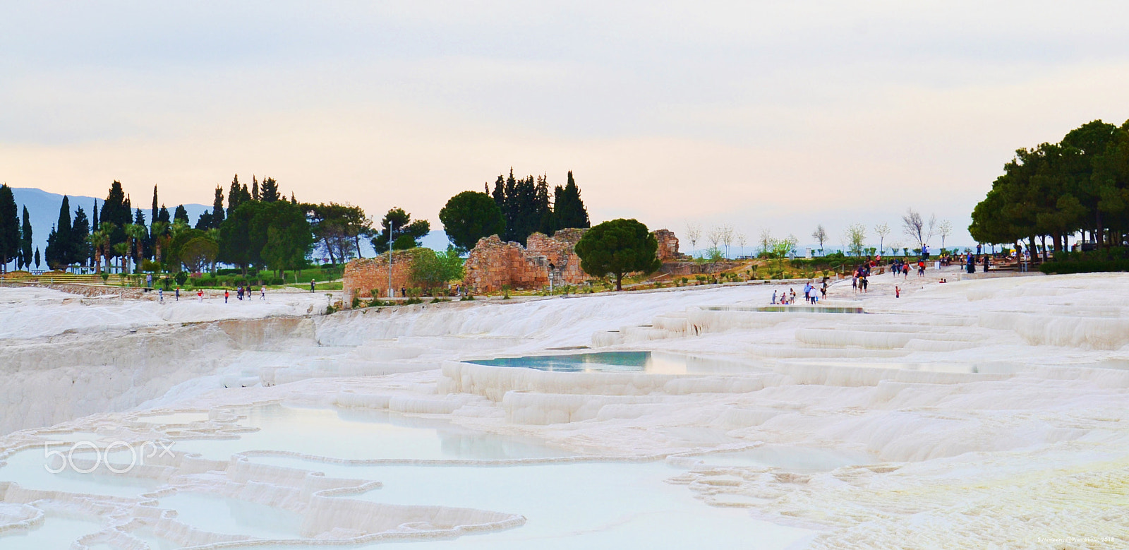 Nikon D3100 sample photo. Pamukkale's thermal pools & ancient hierapolis photography