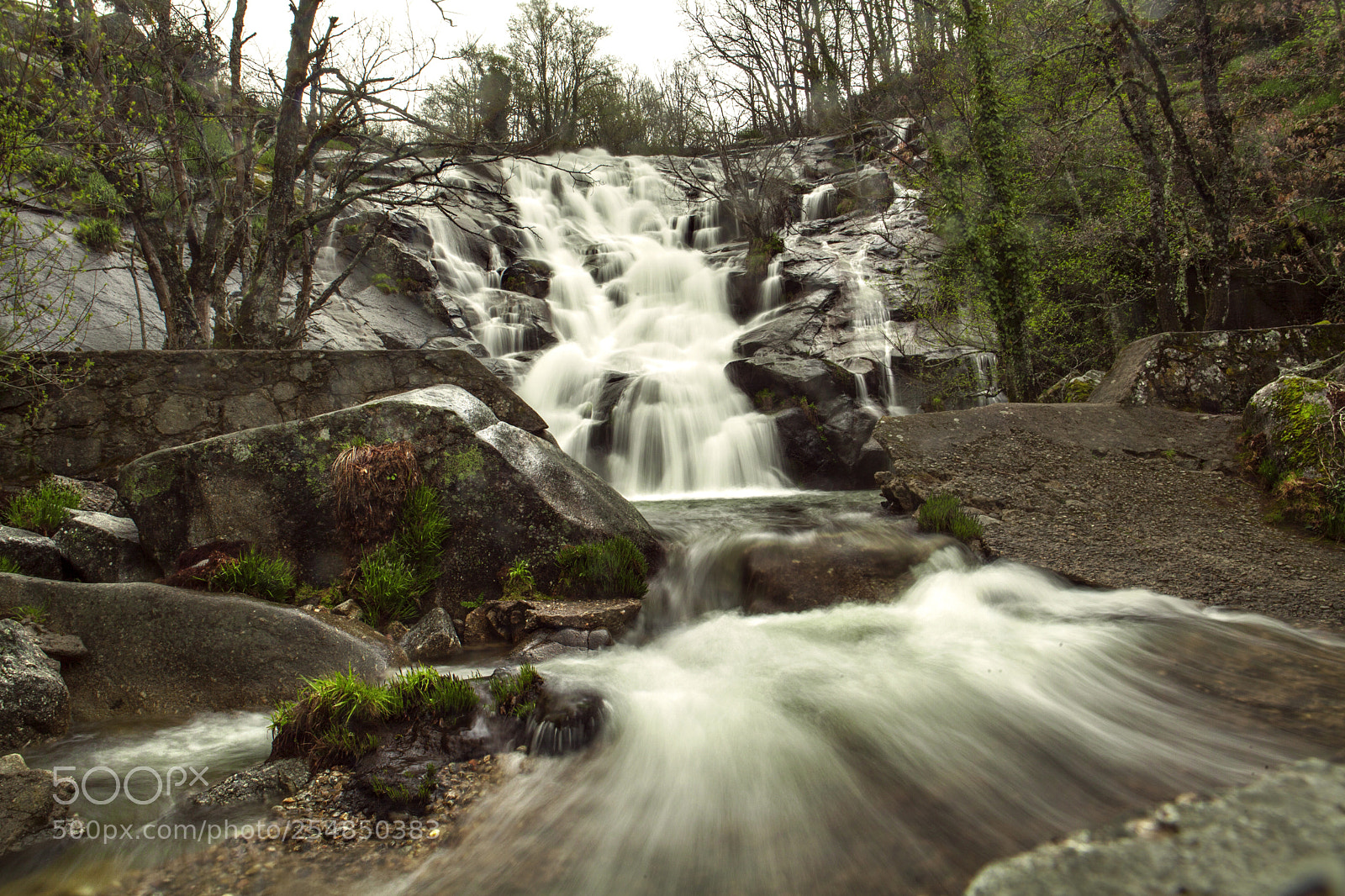 Canon EOS 5D Mark II sample photo. Waterfall at valle del photography