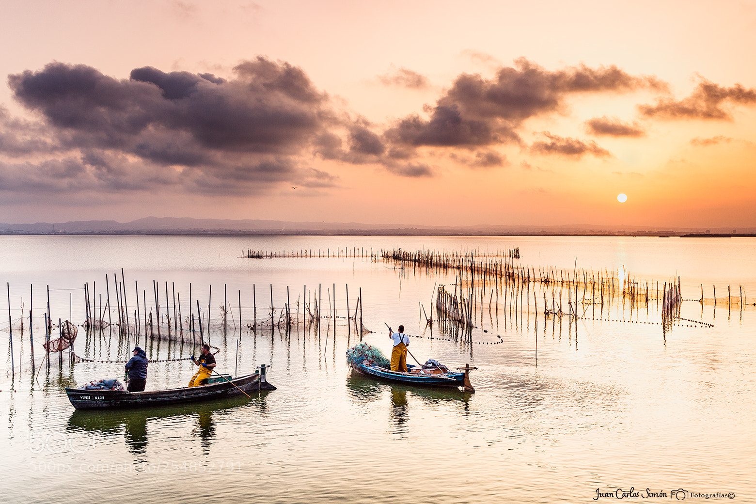 Canon EOS 5D Mark II sample photo. Fishing at sunset. photography