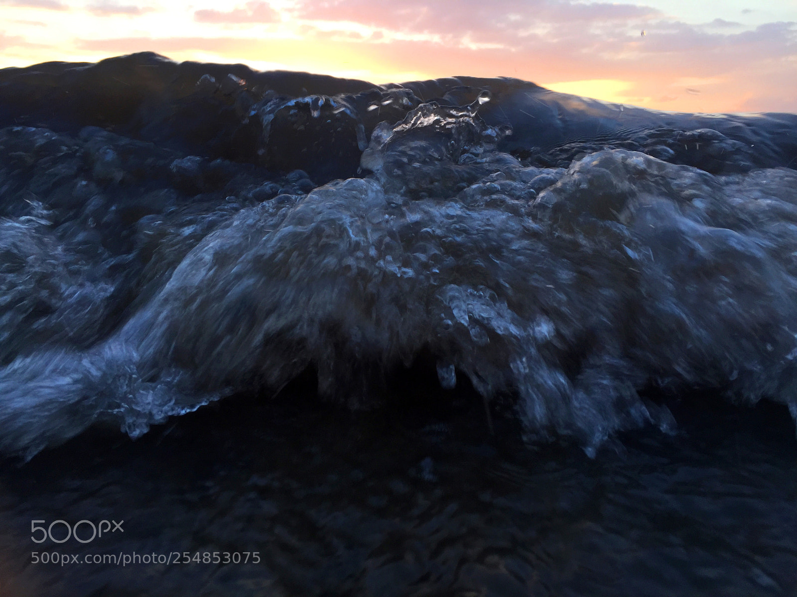 Apple iPhone 6 sample photo. Closeup sea wave photography