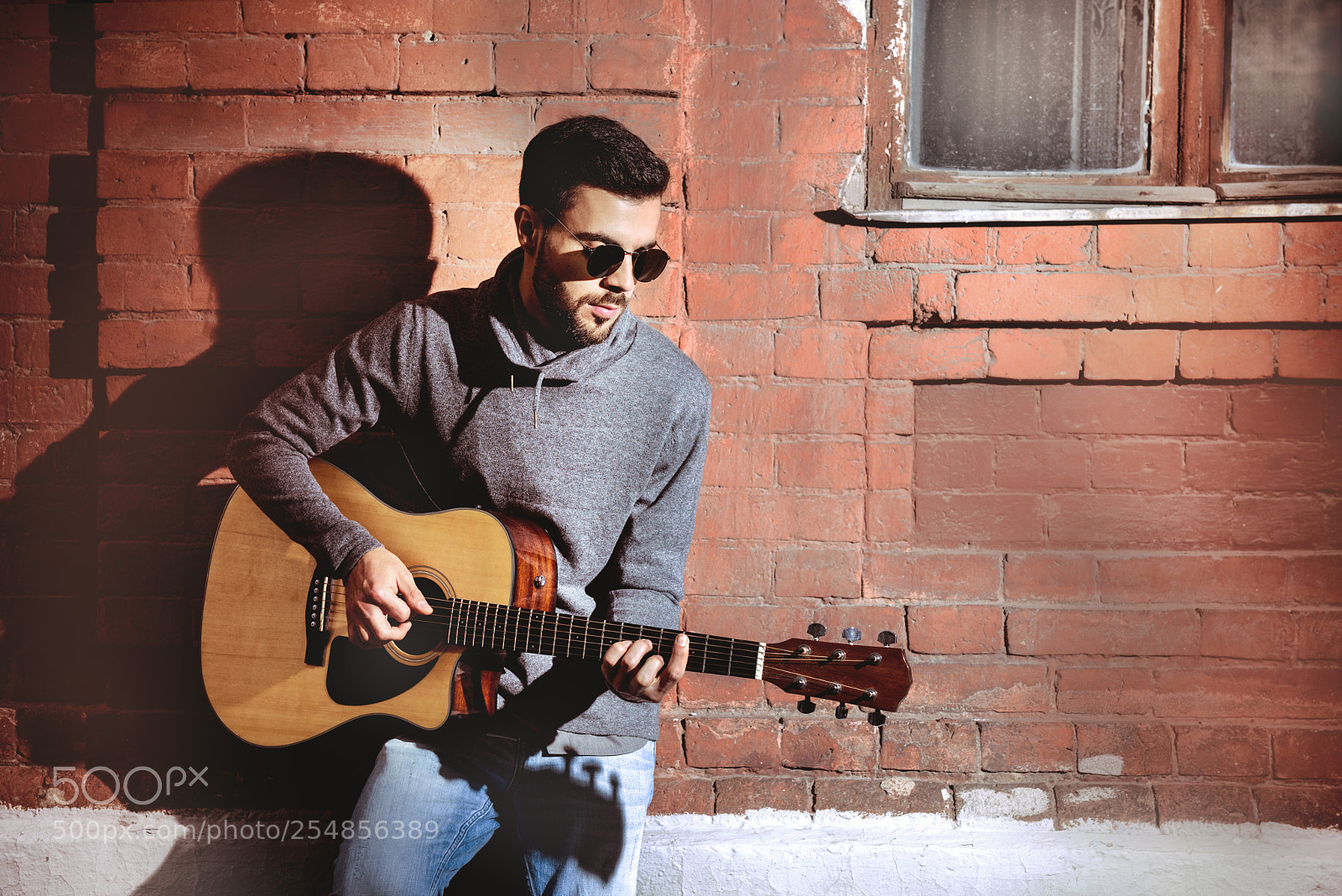 Nikon D810 sample photo. Man guitar music playing photography